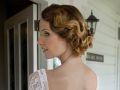 vintage bride hairstyle