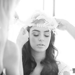 boho wedding hair style