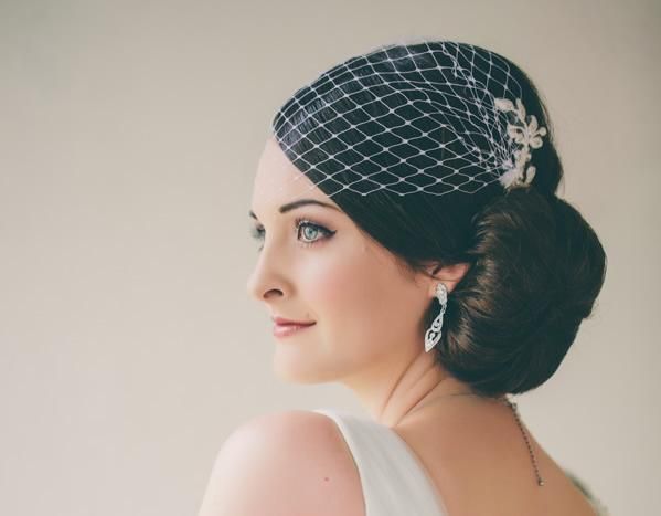 vintage wedding hairstyle sunshine coast