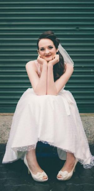 vintage wedding hairstyle sunshine coast