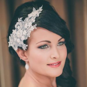 vintage wedding hairstyle sunshine coast