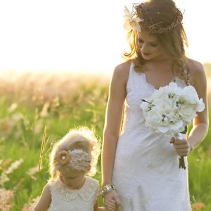 flower girl hairstyle wedding hairdresser sunshine coast