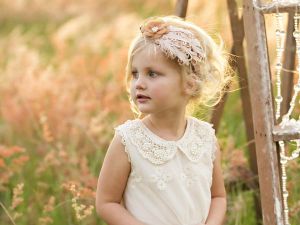 flower girl hairstyle wedding hairdresser sunshine coast