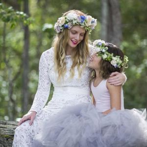 flower girl hairstyle wedding hairdresser sunshine coast