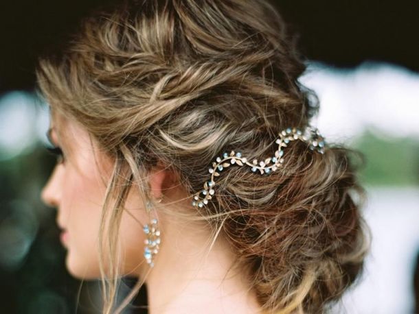 Boho wedding hair style
