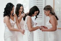 wedding hair down style mobile hairdresser